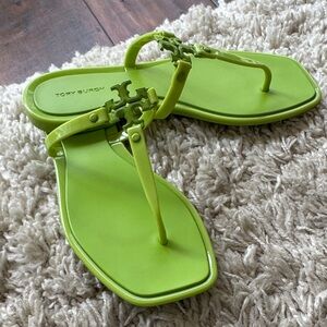 Tory Burch Lime Green Sandals